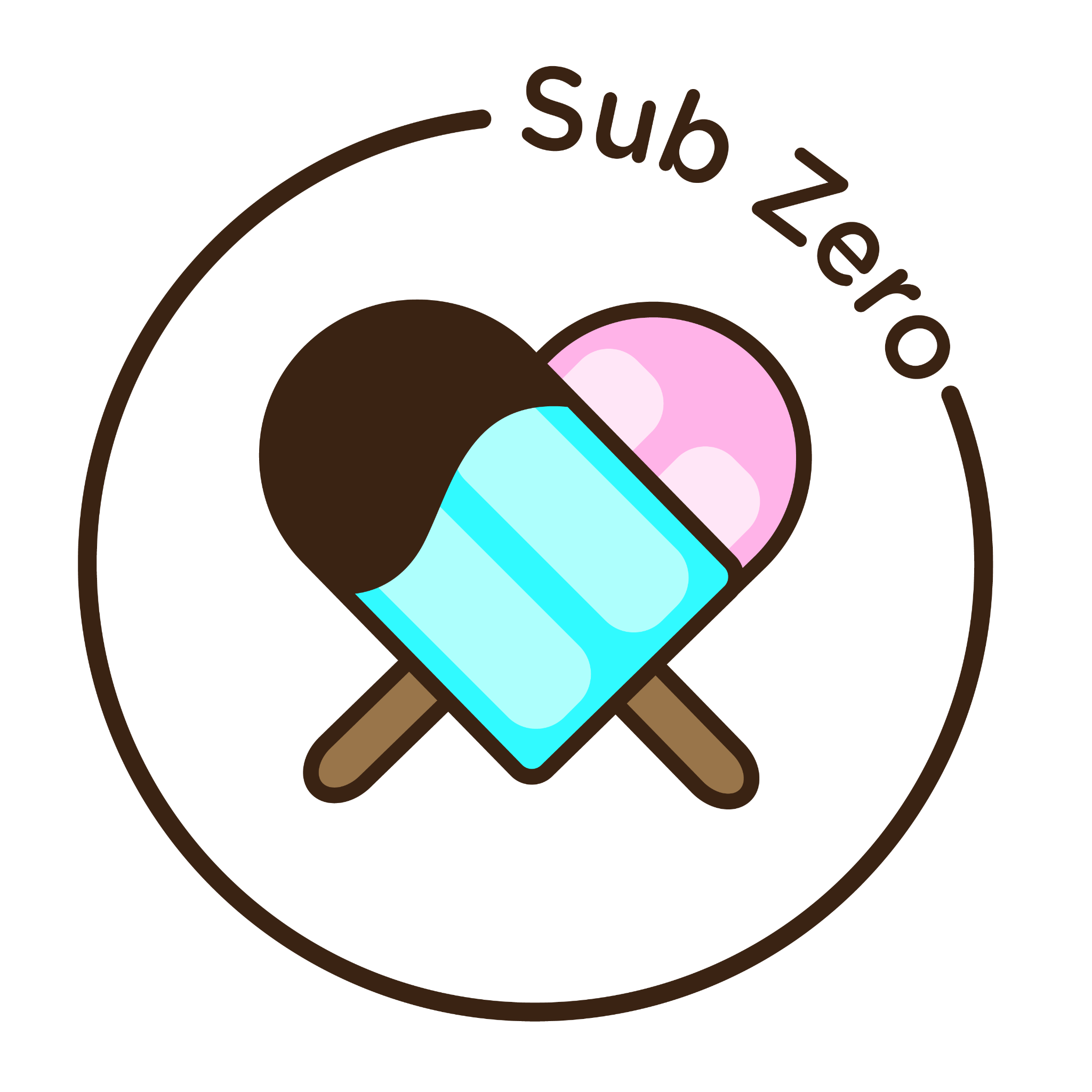 Sub Zero logo with crossed ice pops